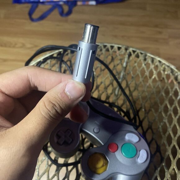 Nintendo Gamecube Platinum Silver Controller Official OEM Untested - Picture 15 of 15